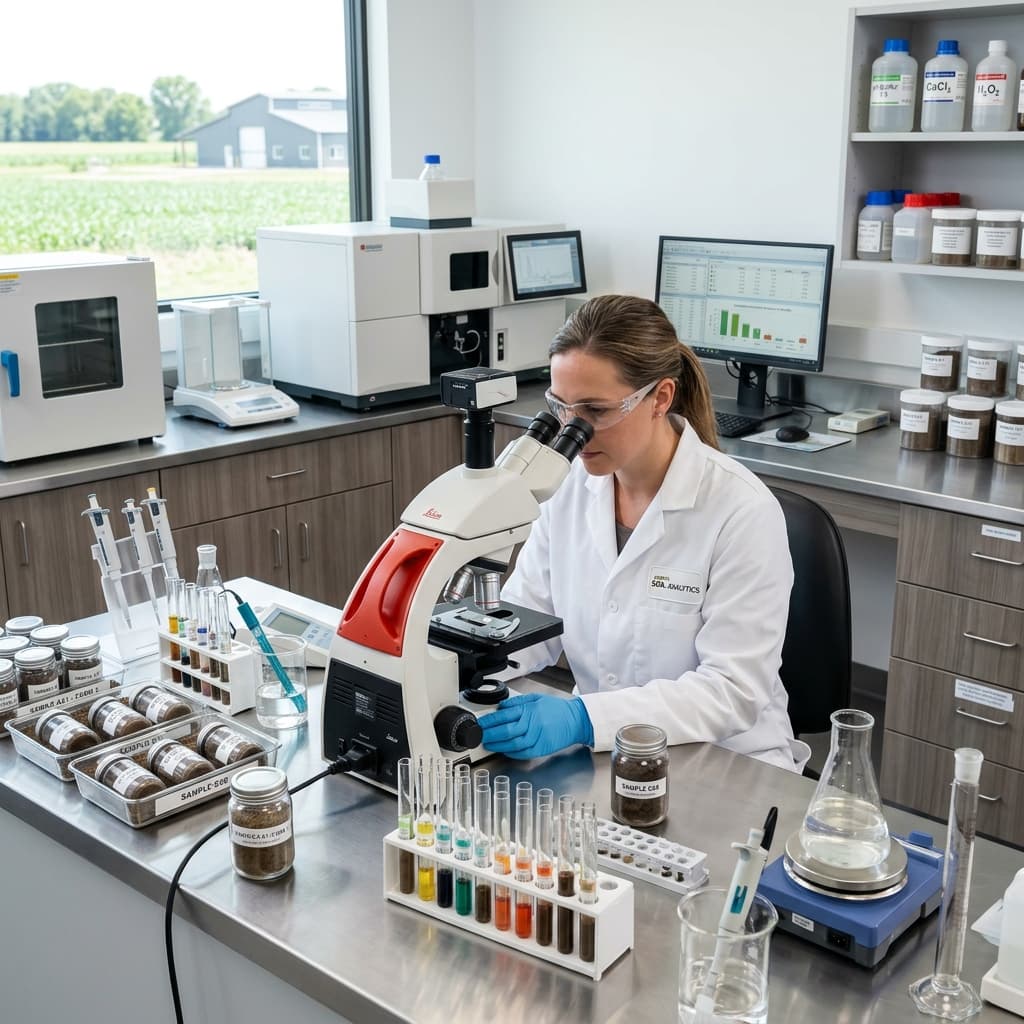 Soil testing lab